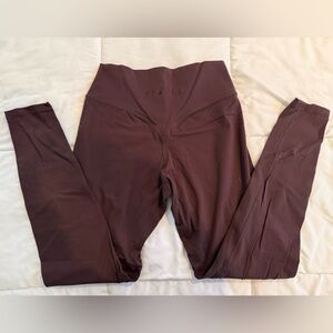 Balance Athleta Dark Brown/Mauv Leggings